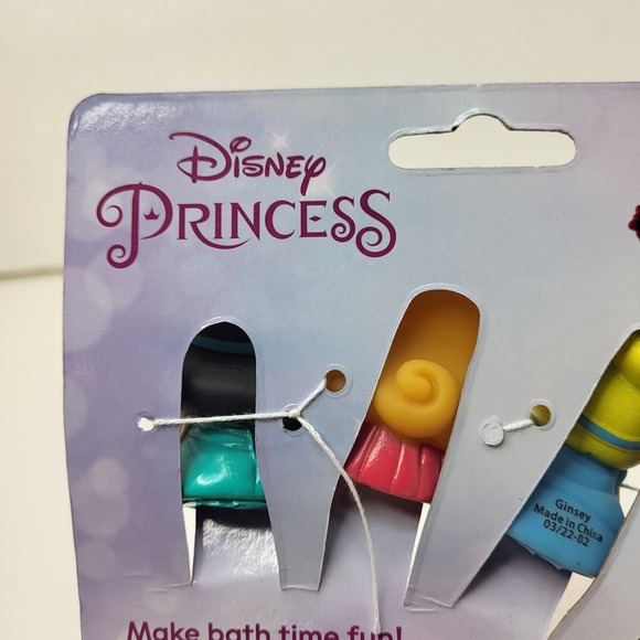 Disney Princess Bath Time Finger Puppets Educational Kid Child Toy Gift Ages 3+ - Picture 7 of 10